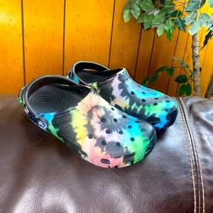Tie Dye Crocs